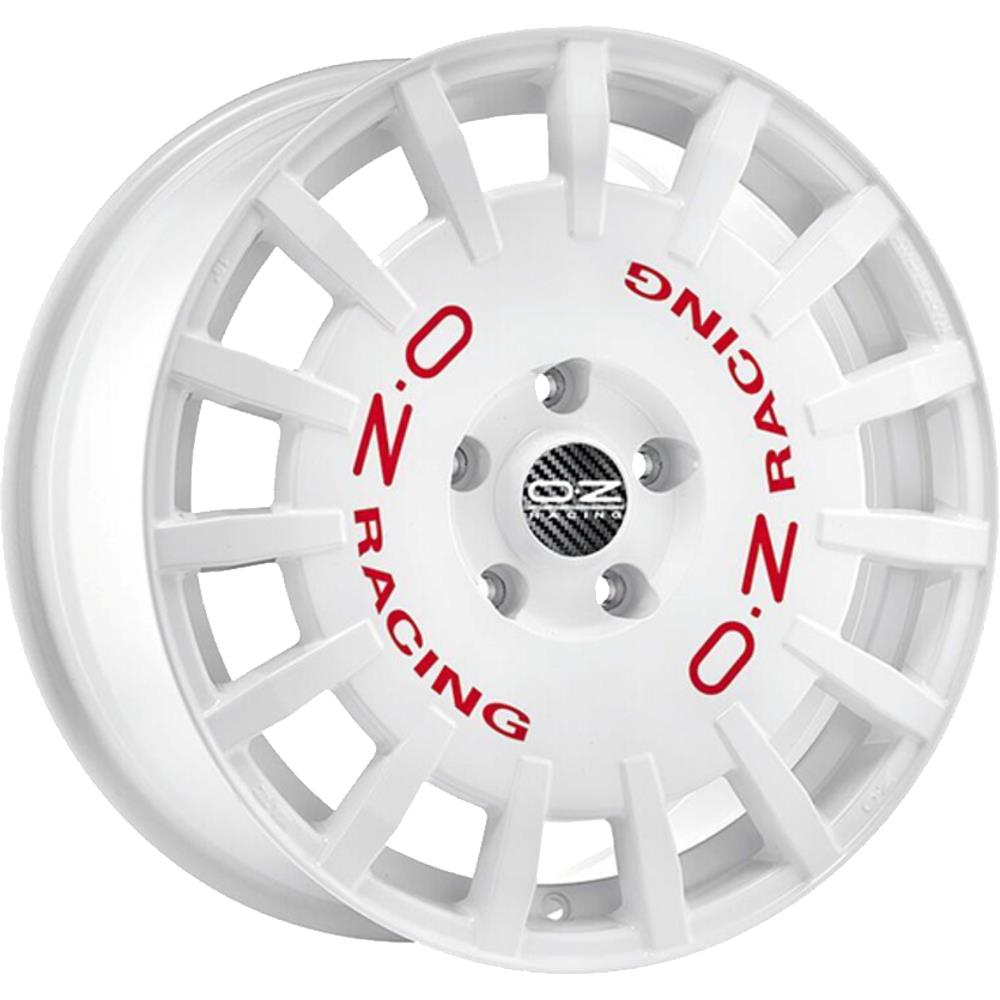 OZ Racing Rally Racing Race White Red Lettering 8x17 4x108 ET25 CB75,0 60° 650 kg W01A3325233