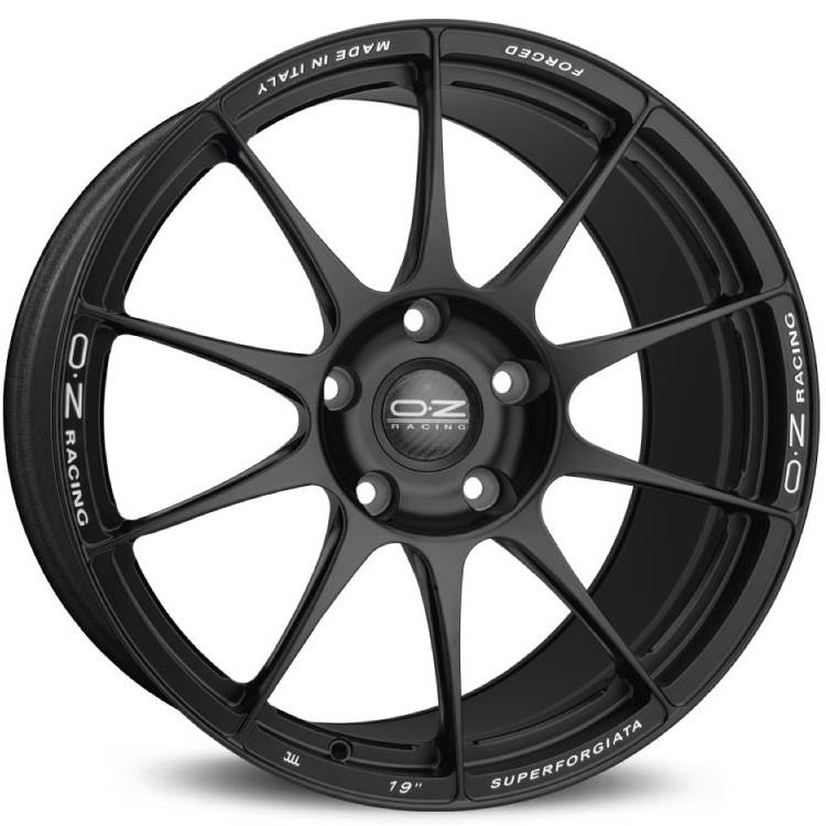 OZ Racing Superforgiata Matt Black Con Scritte Di Fresatura 8,5x20 5x130 ET50 CB71,6 R12 415 kg W04058002N7