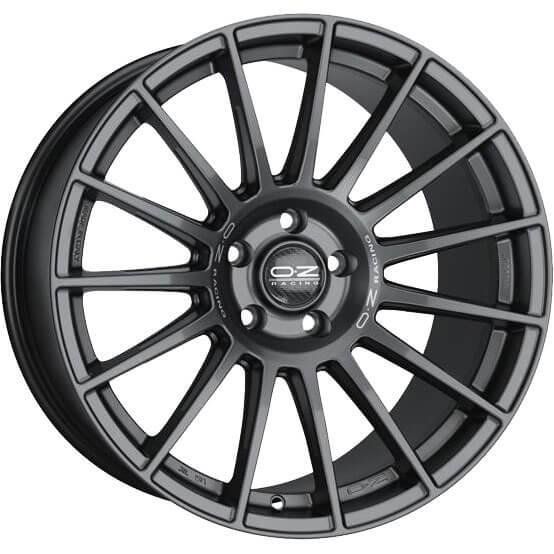 OZ Racing Superturismo Dakar Matt Graphite Silver Lettering 9x21 5x120 ET35 CB79,0 60° 900 kg W0192520346