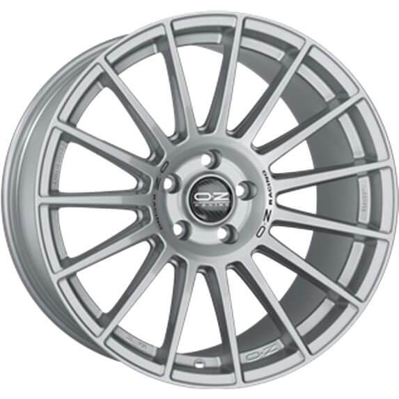 OZ Racing Superturismo Dakar Matt Race Silver Black Lettering 9,5x21 5x130 ET55 CB71,6 R14 800 kg W0191900119