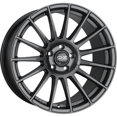 OZ Racing Superturismo Dakar Matt Graphite Silver Lettering 9x21 5x114.3 ET38 CB67,1 60° 775 kg W0192500446