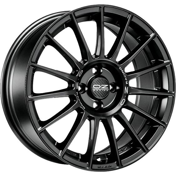 OZ Racing Superturismo LM Matt Black Silver Lettering 8,5x19 5x112 ET30 CB75,0 R12 725 kg W01852202R9