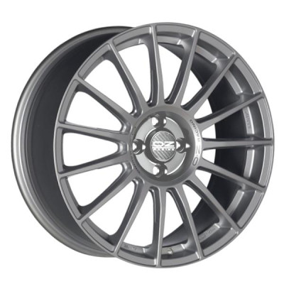 OZ Racing Superturismo LM Matt Race Silver Black Lettering 8x18 5x114.3 ET45 CB75,0 60° 680 kg W0185420719