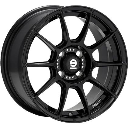 Sparco FF1 Gloss Black 8,5x17 5x114.3 ET30 CB73,1 60° 650 kg W29087500C5