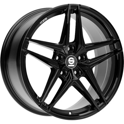 Sparco Record Gloss Black 8,5x19 5x112 ET50 CB73,1 60° 660 kg W29097504C5