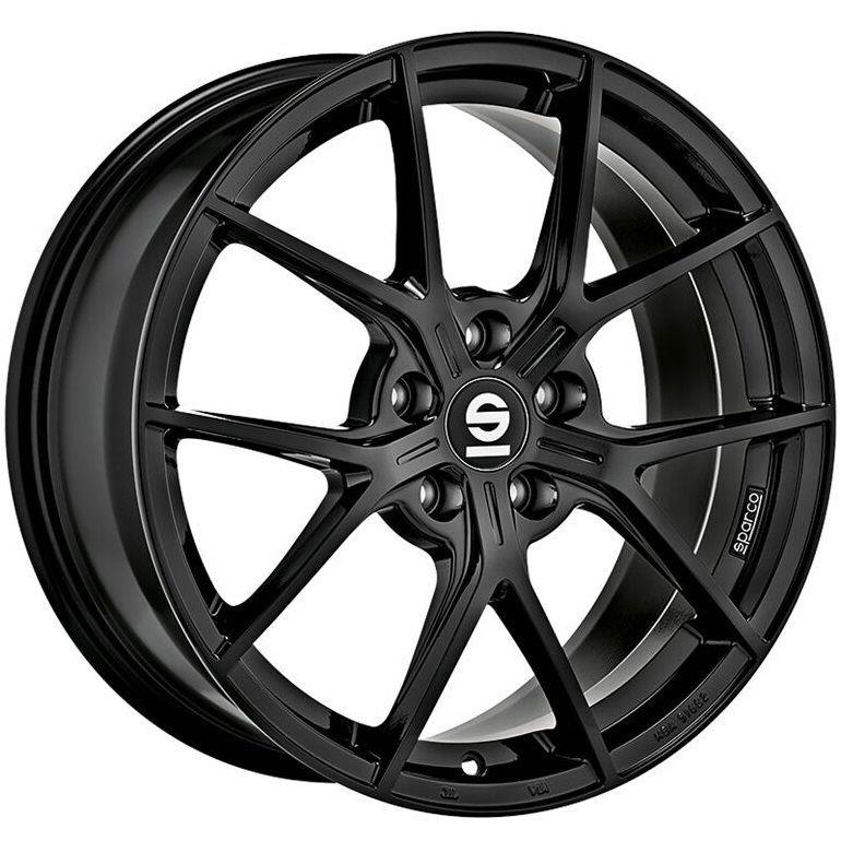 Sparco Podio Gloss Black 8,5x19 5x112 ET50 CB73,1 60° 730 kg W29099503C5