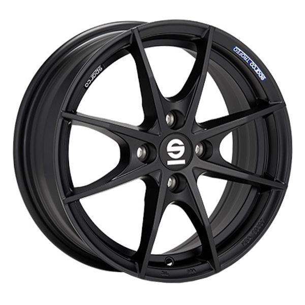 Sparco Trofeo 4 Matt Black 6,5x16 4x100 ET37 CB63,3 60° 615 kg W2906650053