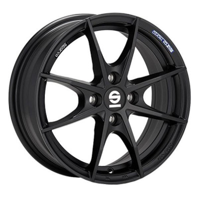 Sparco Trofeo 4 Matt Black 6,5x16 4x100 ET37 CB63,3 60° 615 kg W2906650053