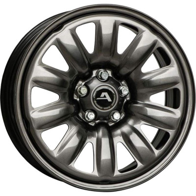 Alcar HybridRad 130300A Anthracite 6x16 5x112 ET48 CB57,1 With Cap R13 130300A