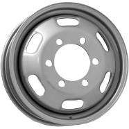 KFZ 6023 Silver 5,5x16 6x170 ET107 CB130,0 Flat 60° 6023