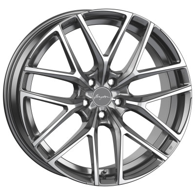 Breyton Hibonit Matt Gun Polished Face 10x20 5x112 ET38 CB66,6 60° 750 kg 51002038351952