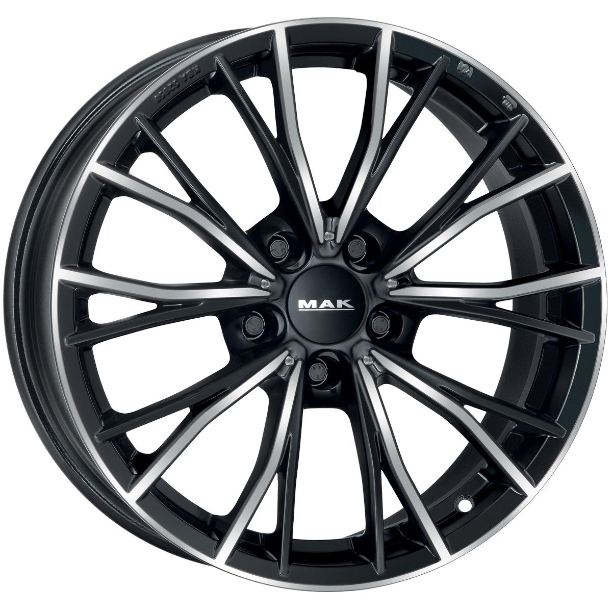 MAK Mark-D Black Mirror 9,5x19 5x112 ET39 CB66,6 60° 815 kg F9590MPBM39WS2X