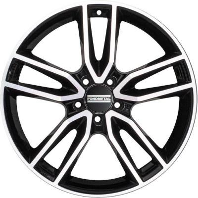 Fondmetal Koros Glossy Black Machined 7,5x17 5x120 ET55 CB65,1 R14 900 kg RF18598