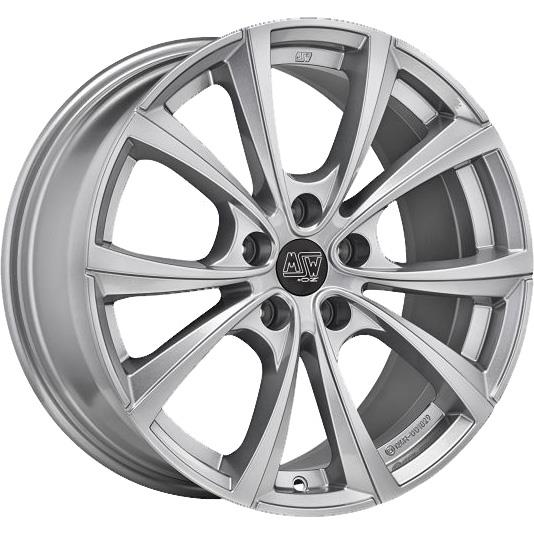 MSW 27T Full Silver 9,5x20 5x114.3 ET45 CB64,1 60° 850 kg W19400001T09