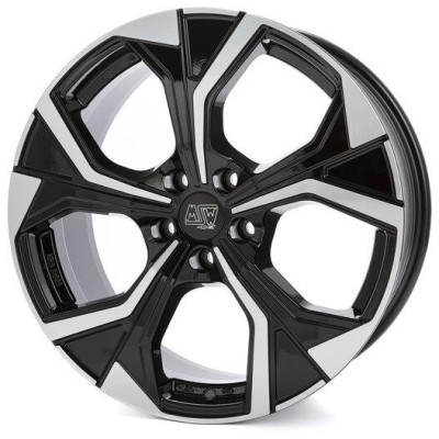 MSW 43 Gloss Black Full Polished 9x20 5x112 ET49 CB66,6 60° 860 kg W19398003T56