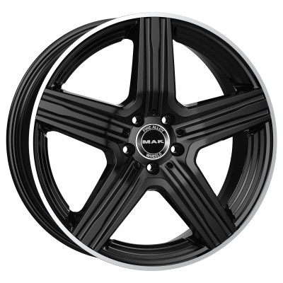 MAK Lewis Gloss Black Mirror Ring 8x20 5x112 ET48 CB66,6 (Long Bolt) R14 1050 kg F8020EWGL48WS3X