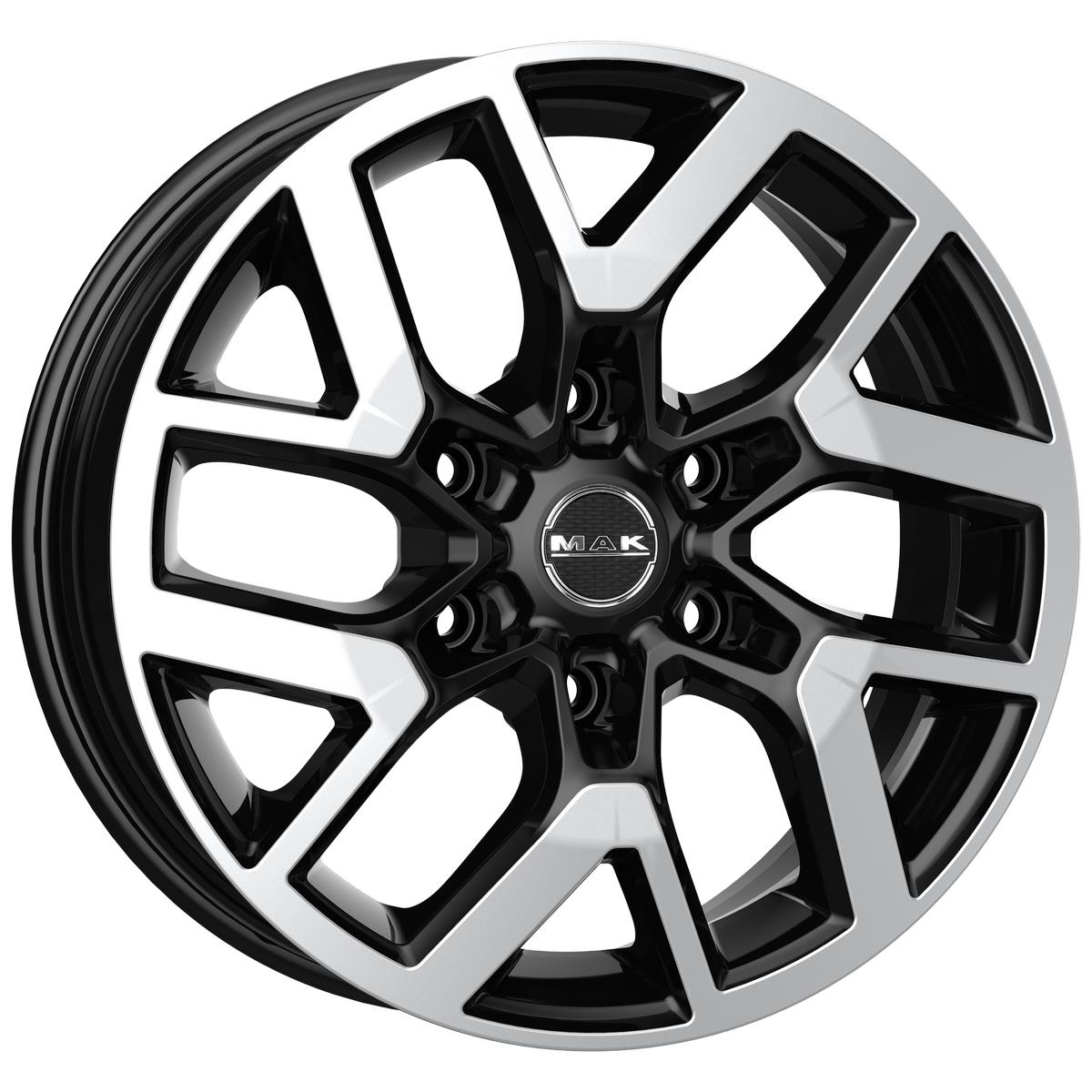 MAK Gravel Black Mirror 7,5x17 6x139.7 ET38 CB67,1 Flat 1215 kg F7570GRBM38VO3