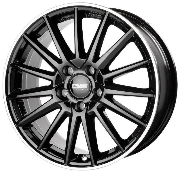 CMS C23 Diamond Rim Black Gloss 8x20 5x112 ET43 CB66,6 R13 900 kg C23 8020 43 91S DRB
