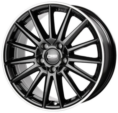 CMS C23 Diamond Rim Black Gloss 8x20 5x114.3 ET48 CB67,1 60° 750 kg C23 8020 48 10 DRB