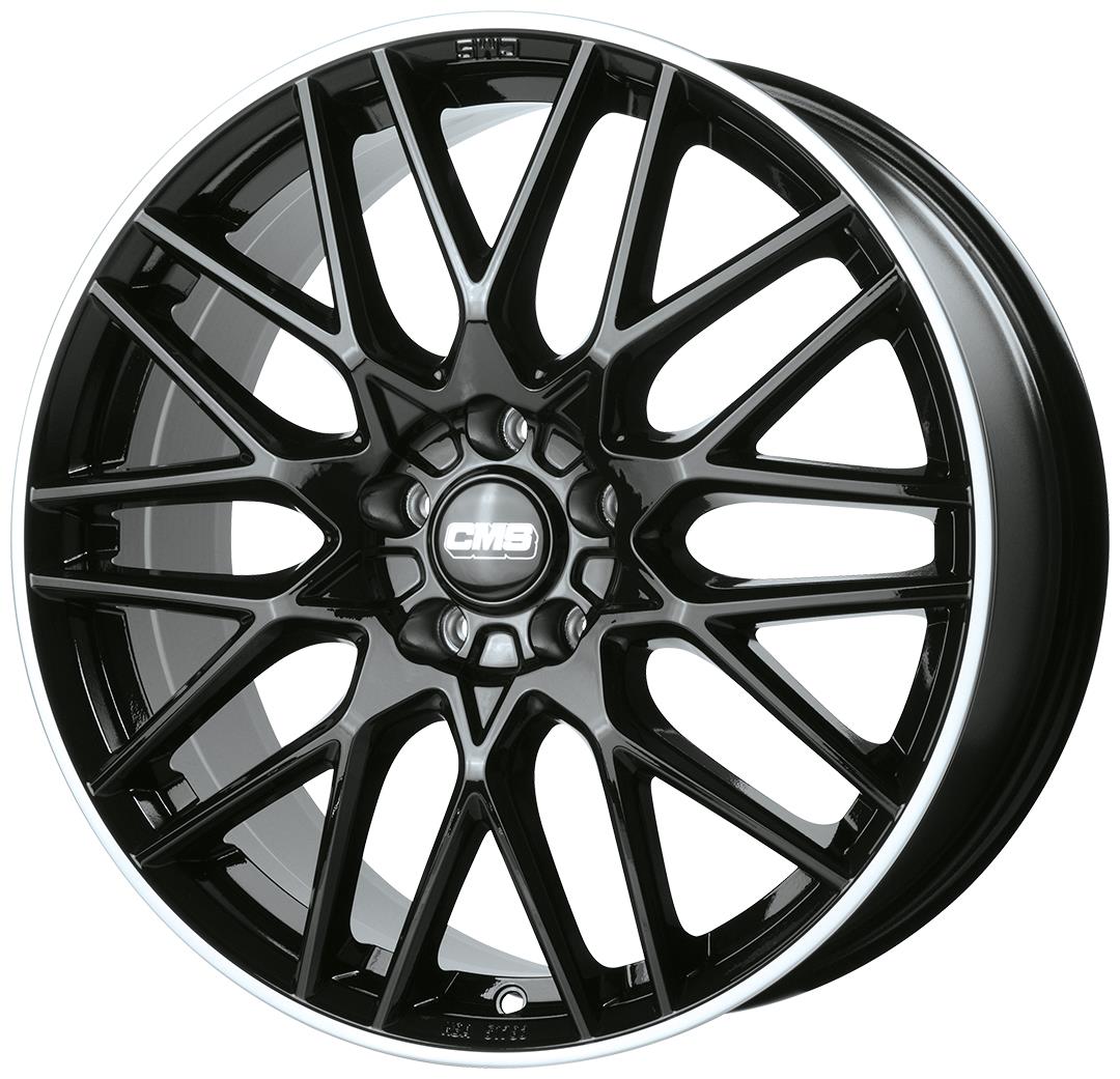 CMS C25 Diamond Rim Black Gloss 7x17 5x114.3 ET40 CB67,1 60° 690 kg C25 707 40 10 DRB