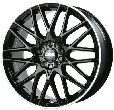 CMS C25 Diamond Rim Black Gloss 8x18 5x114.3 ET47 CB67,1 60° C25 808 47 10 DRB