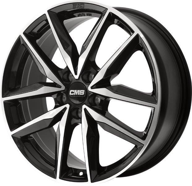 CMS C28 Diamond Black Gloss 8x20 5x114.3 ET48 CB67,1 60° C28 8020 48 10 DB