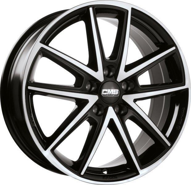 CMS C30 Diamond Black Gloss 6,5x16 5x114.3 ET50 CB67,1 60° 650 kg C30 656 50 10 DB