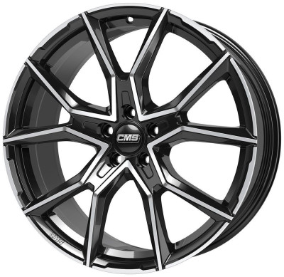 CMS C33 Diamond Black Gloss 8,5x20 5x112 ET30 CB66.6 R14 800 kg C33 8520 30 61S DB