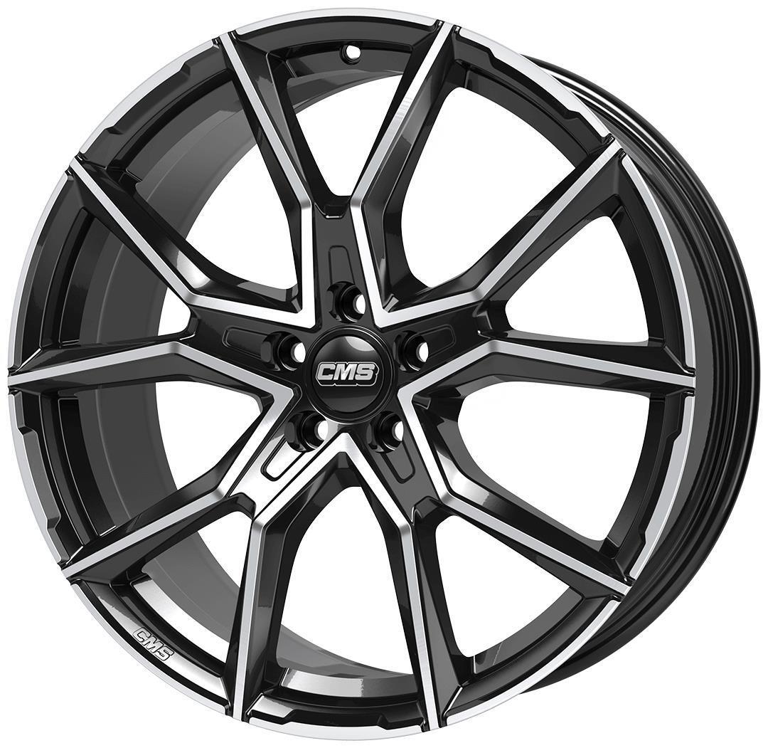 CMS C33 Diamond Black Gloss 8,5x20 5x112 ET40 CB66.6 R13 800 kg C33 8520 40 91S DB