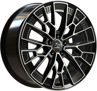 Fondmetal 1972 Glossy Black Machined 8,5x19 5x114.3 ET40 CB75,0 60° 775 kg RF19014