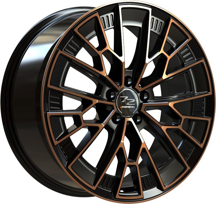 Fondmetal 1972 Black Clearcoat Matt Bronze Machined 10,5x20 5x110 ET29 CB65,1 60° 860 kg RF19155