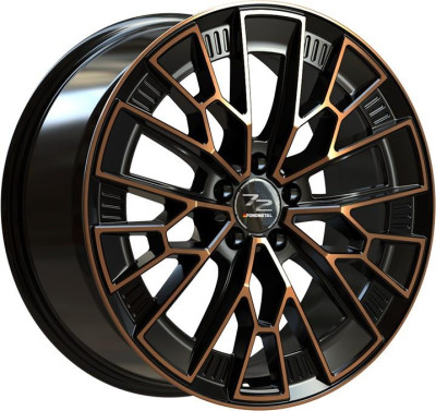 Fondmetal 1972 Black Clearcoat Matt Bronze Machined 10,5x20 5x112 ET39 CB66,6 60° 860 kg RF19156