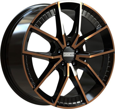 Fondmetal Elatha Black Clearcoat Matt Bronze Machined 8,5x21 5x112 ET40 CB66,6 R13 1000 kg RF19215