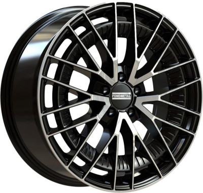 Fondmetal Kari Glossy Black Machined 8x18 5x112 ET26 CB66,6 R14 830 kg RF19258