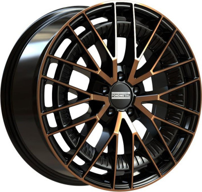 Fondmetal Kari Black Clearcoat Matt Bronze Machined 9x21 5x112 ET48 CB66,6 (Long Bolt) R14 1050 kg RF19298
