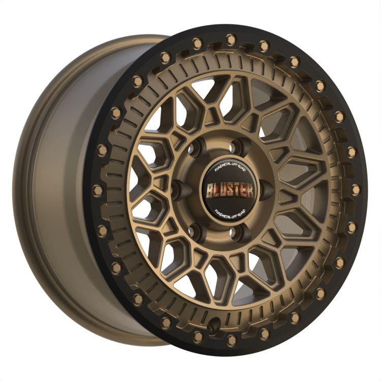 Fondmetal Bluster Matt Braun Black Lip 9x20 5x120 ET44 CB65,1 R14 1250 kg RF19426
