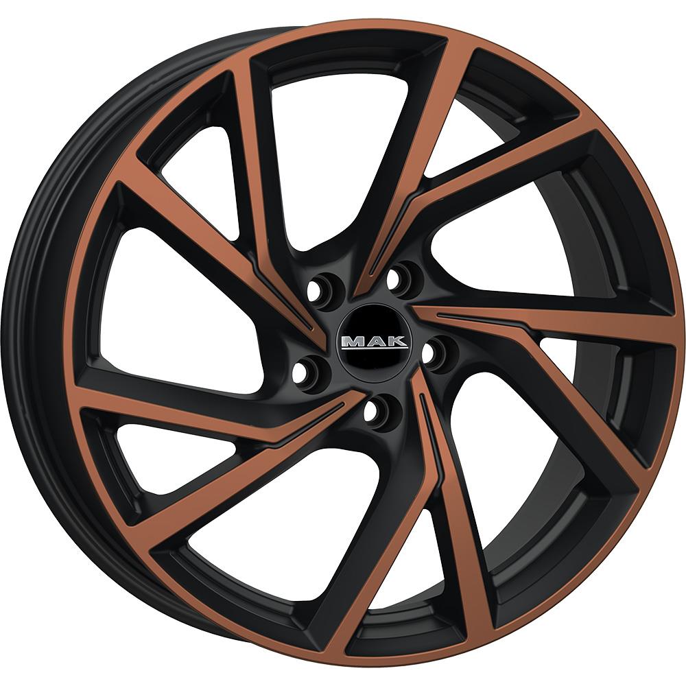 MAK Kassel Black & Bronze 7x17 5x114.3 ET45 CB76,0 60° 800 kg F7070KABB45F3