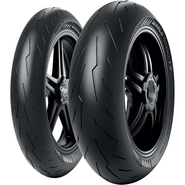 120/70ZR17 Pirelli DIABLO ROSSO IV 58W TL SPORT TOURING & TRACK Front