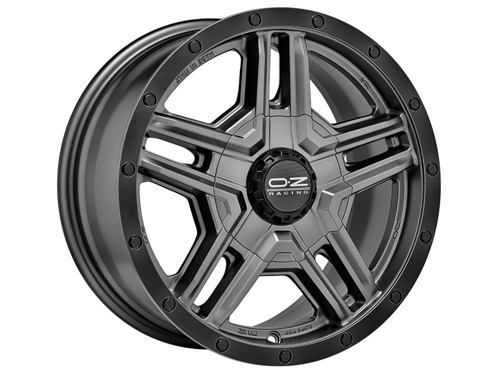 OZ Racing Rally Adventure Matt Graphite / Black Lip 8x17 5x127 ET0 CB71,6 60° 1200 kg W01C670027G