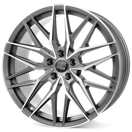MSW 50 Matt Gun Metal Full Polished (Mgmfp) 9x22 5x108 ET43 CB63,4 60° 850 kg W1940300226