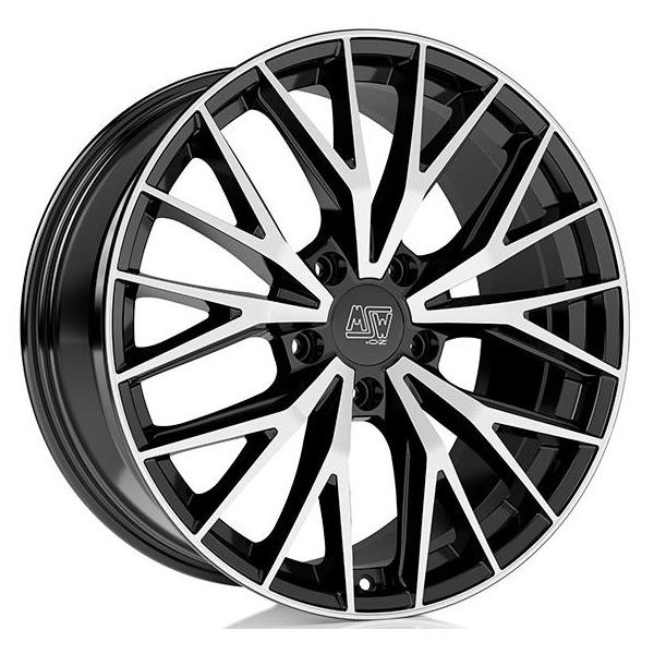 MSW 44 Gloss Black Full Polished 9x20 5x130 ET50 CB71,6 R14 1050 kg W19417001T56