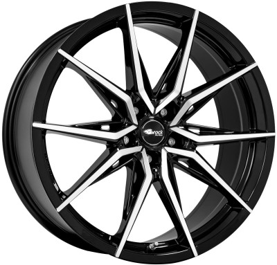 Brock B42 Schwarz Glanz Voll-Poliert (SGVP) 9,5x20 5x112 ET35 CB66,6 60° 780 kg 344978