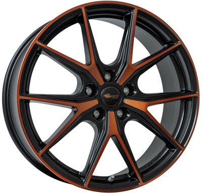 Brock B40 Black Orange Matt (BOM) 8x19 5x112 ET40 CB57,1 R13 800 kg 344411