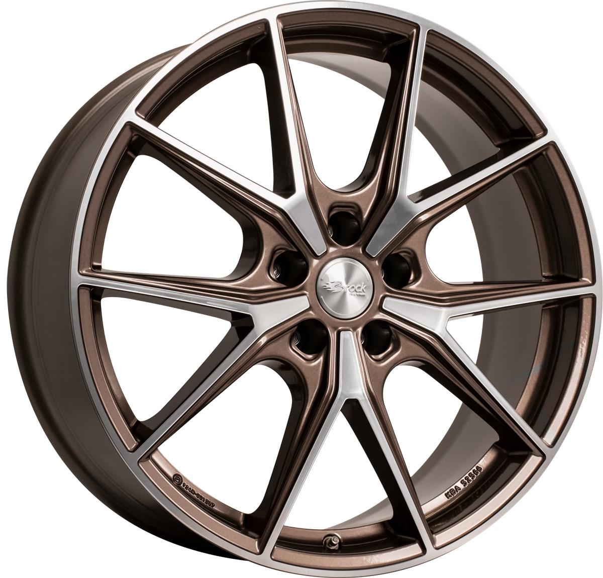 Brock B40 Bronze Copper Voll-Poliert (BCVP) 8x19 5x112 ET38 CB66,6 60° 780 kg 338977