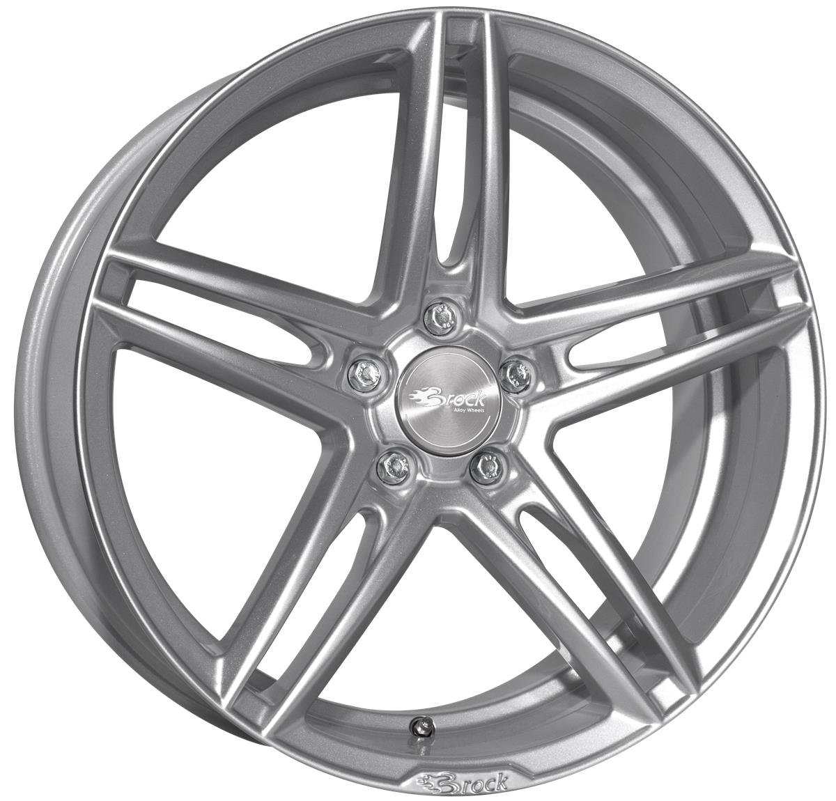 Brock B33 Kristallsilber (KS) 8x18 5x114.3 ET35 CB72,6 60° 850 kg 480953