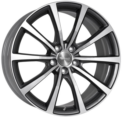 Brock B32 Himalaya Grey Voll-Poliert (HGVP) 7,5x19 5x108 ET42 CB65,1 60° 850 kg 323775