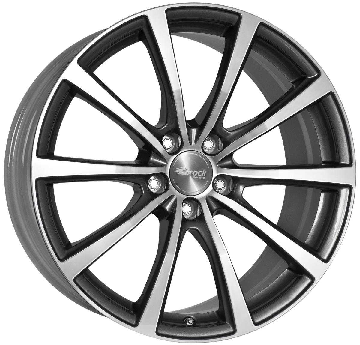 Brock B32 Himalaya Grey Voll-Poliert (HGVP) 7,5x19 5x112 ET43 CB57,1 R13 750 kg 314797