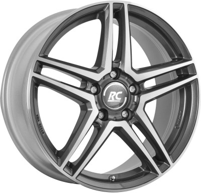 RC Design RCD17 Himalaya Grey Voll-Poliert (HGVP) 6,5x16 5x112 ET44 CB66,6 R14 770 kg 338311
