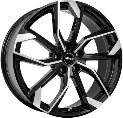RC Design RC34 Schwarz Glanz Voll-Poliert (SGVP) 8x19 5x112 ET48 CB66,6 60° 800 kg 341137