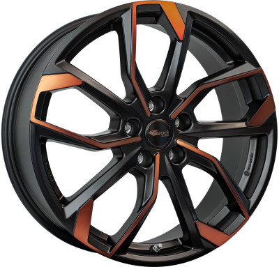 RC Design RC34 Black Orange Matt (BOM) 8,5x20 5x112 ET38 CB57,1 60° 800 kg 353130
